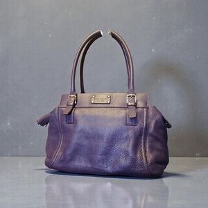 Kate Spade Elegant Purple Leather Handbag